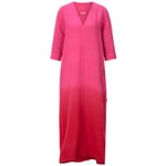 Damesjurk linnen batik Roze-rood