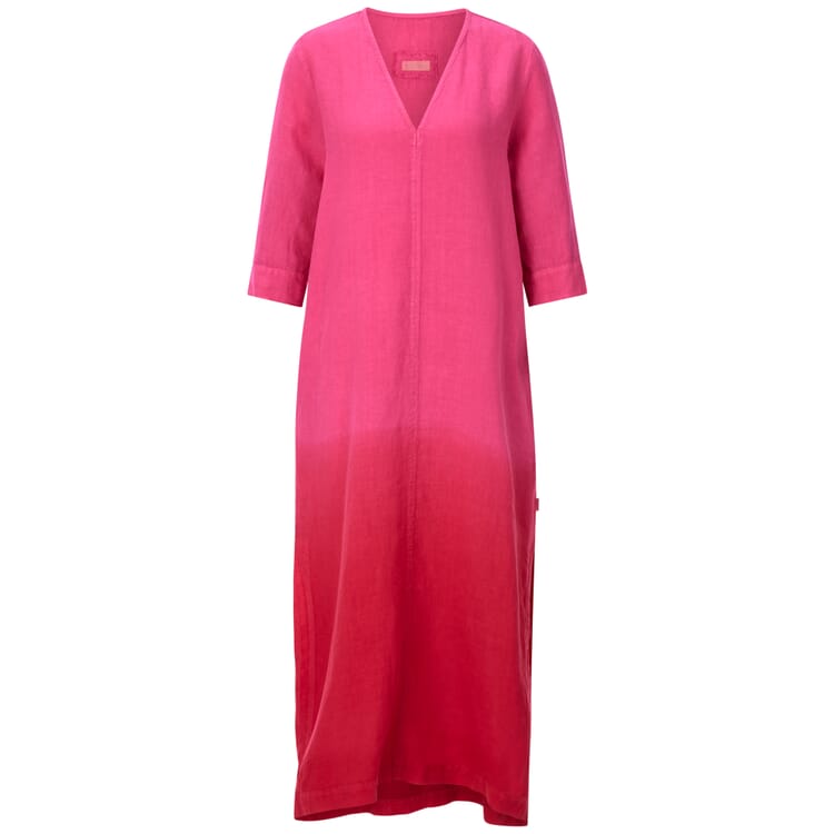 Damesjurk linnen batik, Roze-rood