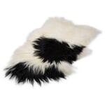 Nordland sheepskin Natural black-natural white