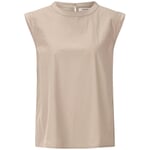 Top chemisier pour femme Sable