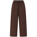 Ladies' fabric trousers Brown