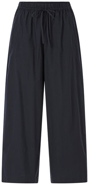 Women's Fabric Pants Black-blue