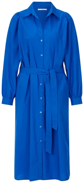 Dame-kjole med rynker Blue