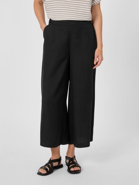 Damenhose Lyocell Schwarz, Tragebild