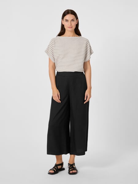 Damenhose Lyocell Schwarz, Tragebild
