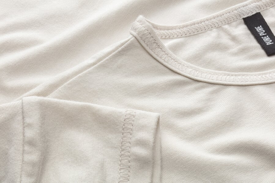 Kinder-T-Shirt Natur, Detailsicht