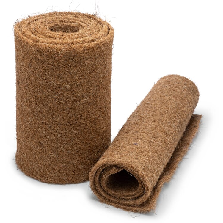 Coconut insert for balcony raised bed larch wood