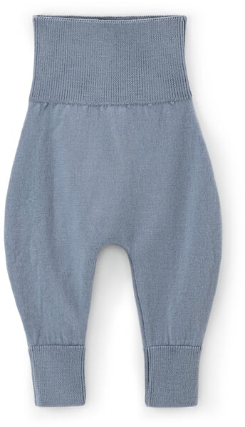 Baby-Bundhose Merinowolle Blau