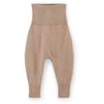Merino wool baby trousers Cappuccino