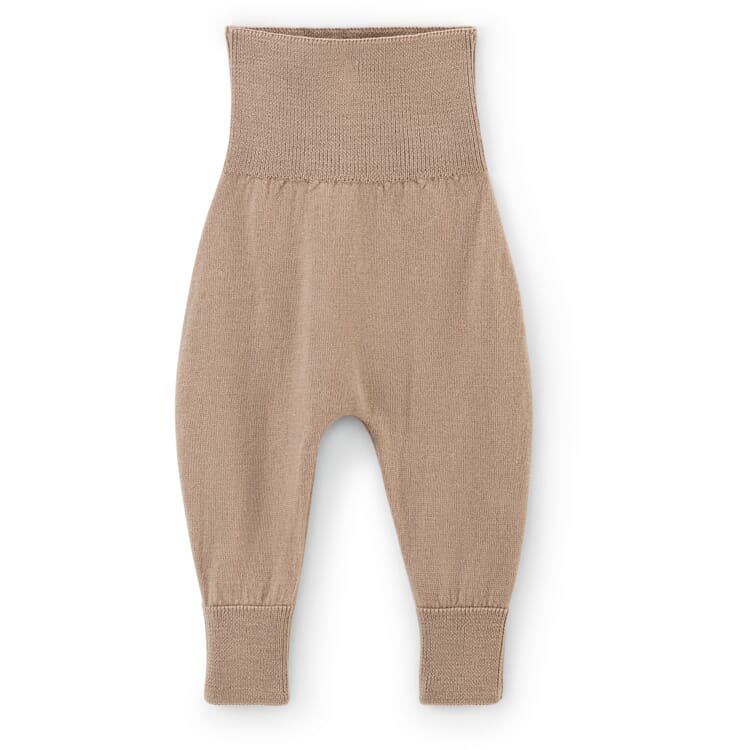 Pantaloni con elastico in lana merino per neonati