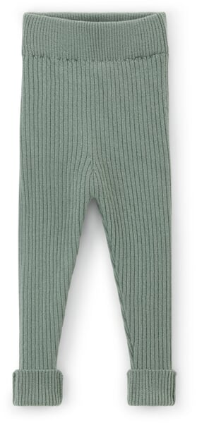 Kinder-Leggings Merinowolle Salbei