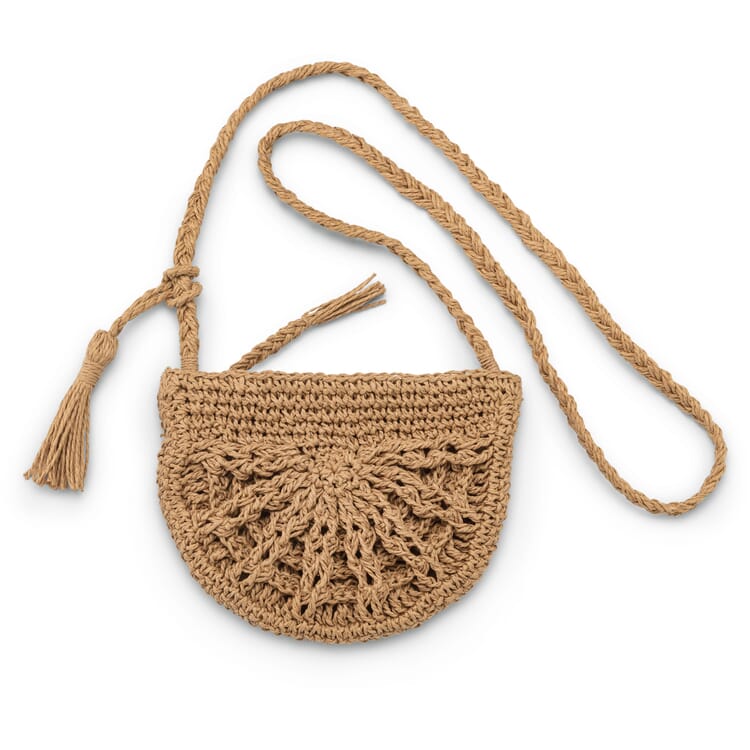 Ladies' raffia handbag, natural