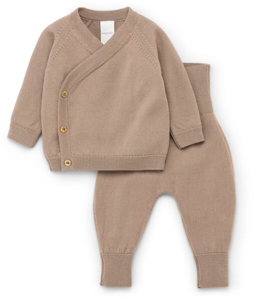 Baby-Bundhose Merinowolle Cappuccino