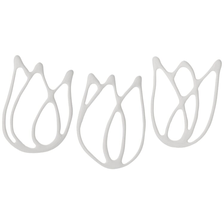 Tulipes en porcelaine dessinées à la main