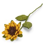 Grote zonnebloem van vilt