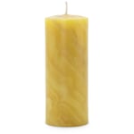 Vela de Adviento de cera de abeja Grande Natural