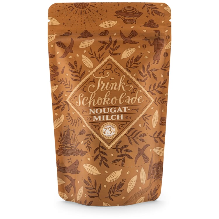Chocolat à boire au nougat