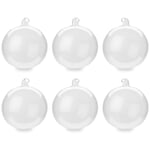Boules de cristal de Lauscha Ø 8 cm - 6 pièces