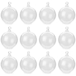 Boules de cristal de Lauscha Ø 6 cm - 12 pièces