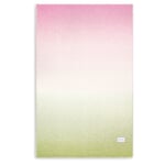 Manta de lana virgen Gradient Verde-rosa
