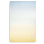 Dekentje van scheerwol Gradient Blauw-geel