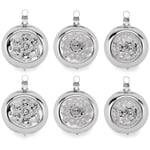 Boules à réflexes de Lauscha traditionnelles Ø env. 6 cm (6 boules)