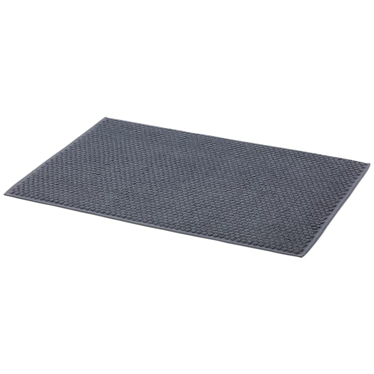 Tapis de bain en éponge, Anthracite