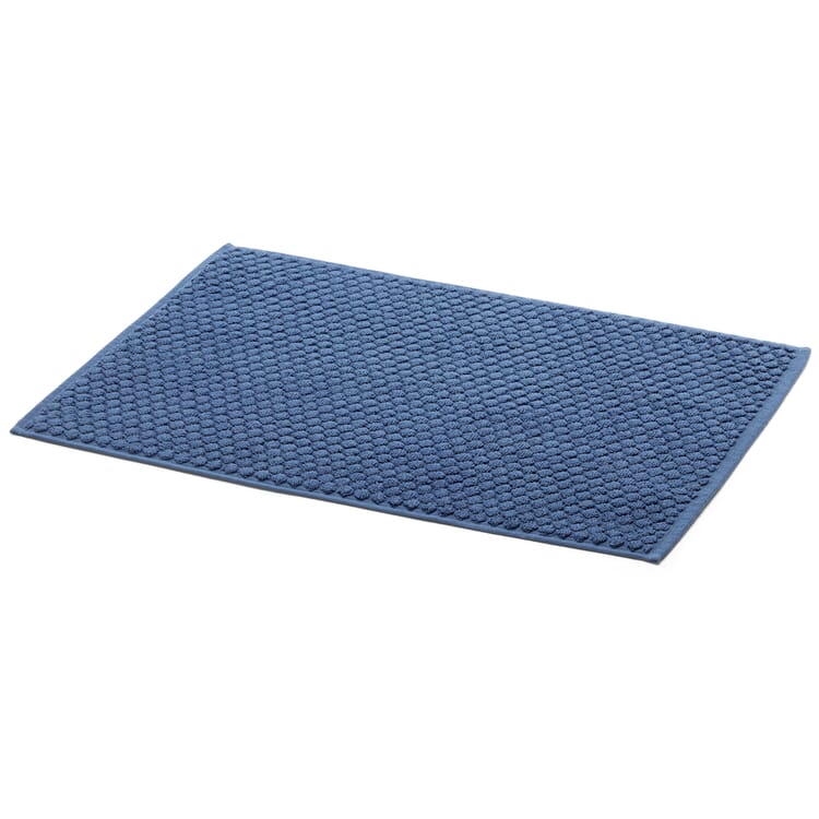 Tapis de bain en éponge, Bleu