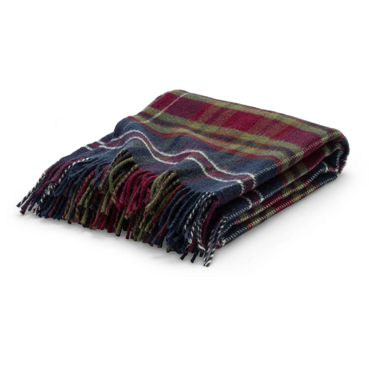 Morello Check Tartan Virgin Wool Blanket
