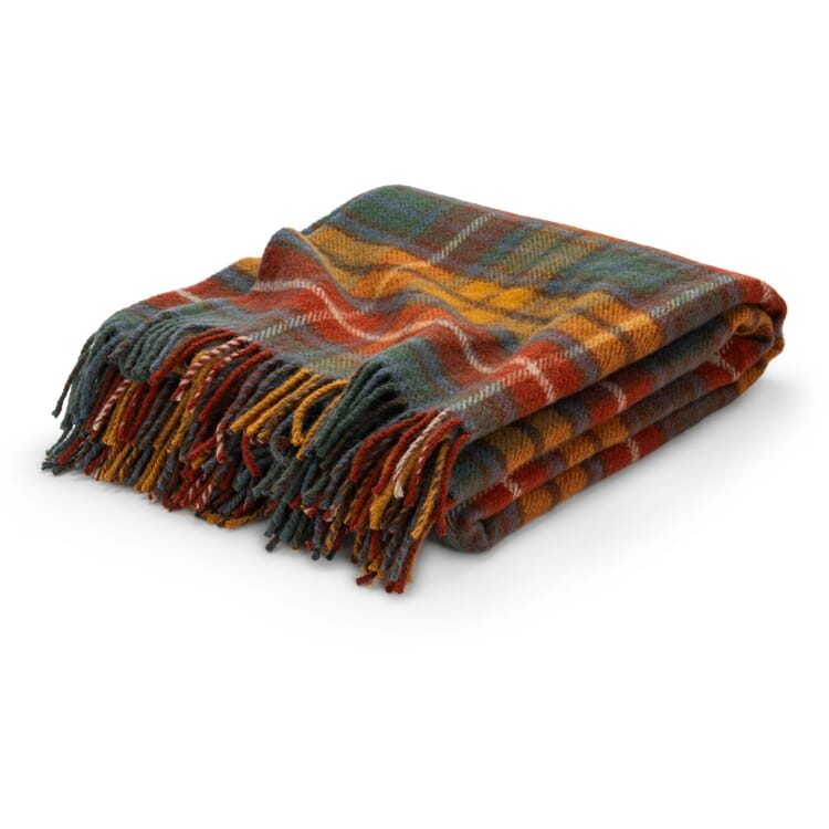 Tartan pure new wool blanket Antique Buchanan