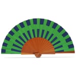 Fan Afanof Blue-Green