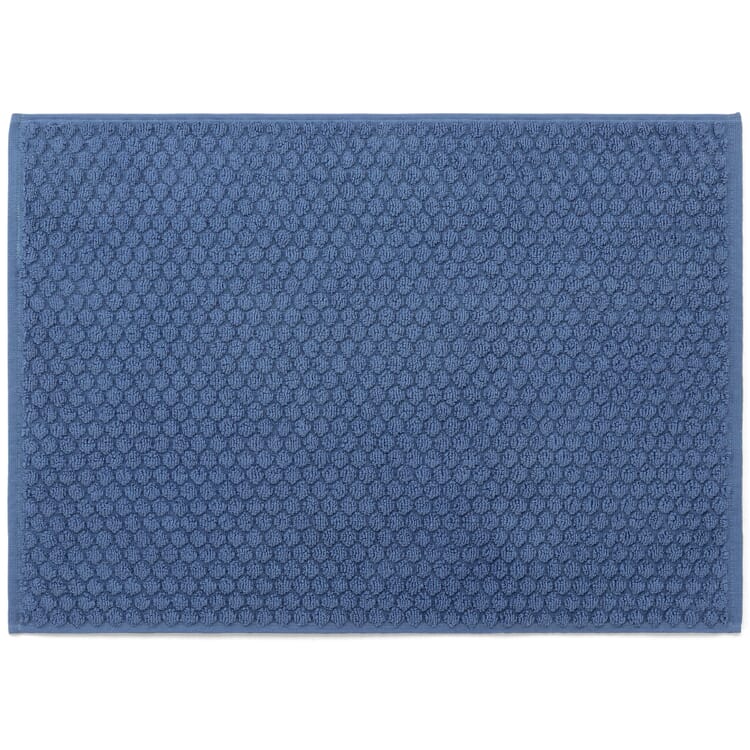 Badmat badstof, Blauw