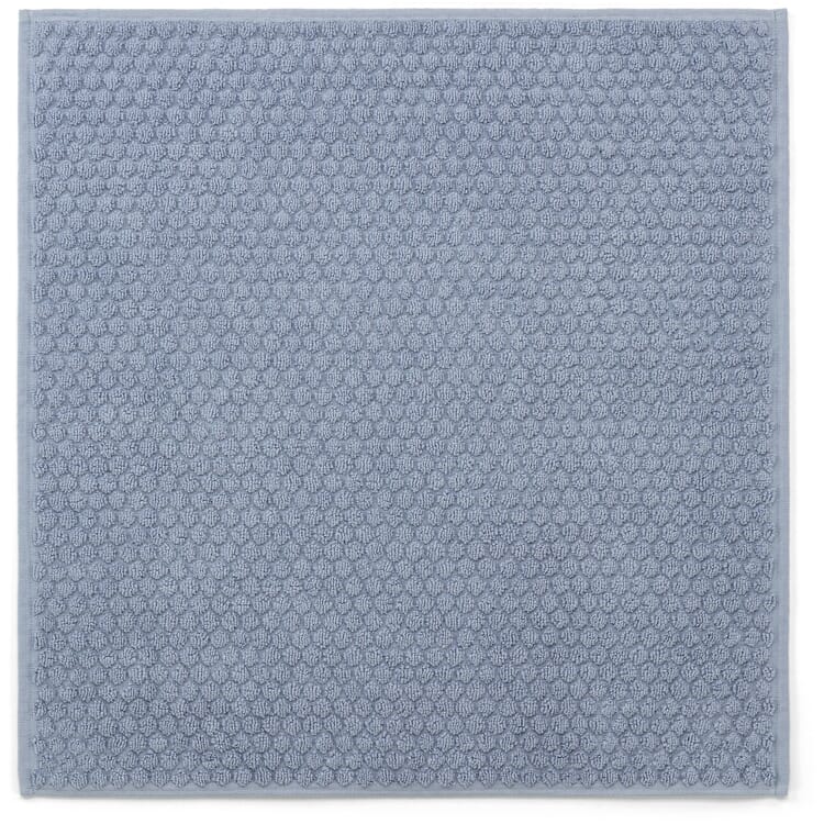 Alfombrilla de baño de rizo, Azul claro