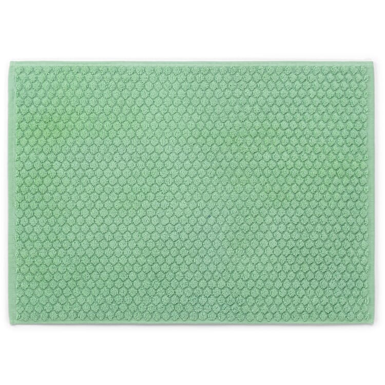 Terry bath mat, Mint