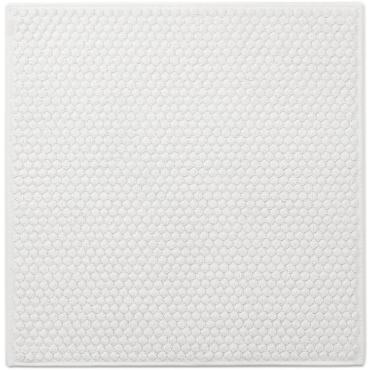 Alfombrilla de baño de rizo, Blanco