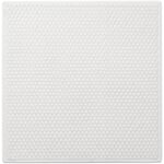 Badmat badstof Wit 67 × 67 cm
