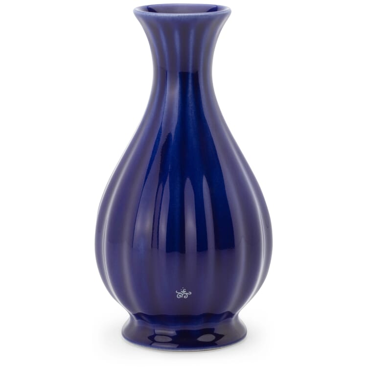 Jarrón Heritage azul cobalto