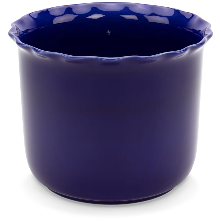 Fioriera Heritage blu cobalto