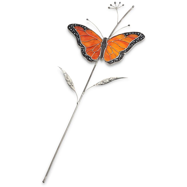 Blumenstecker Glas, Schmetterling