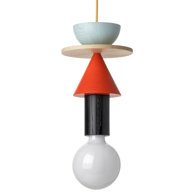 Hanglamp essenhout gekleurd