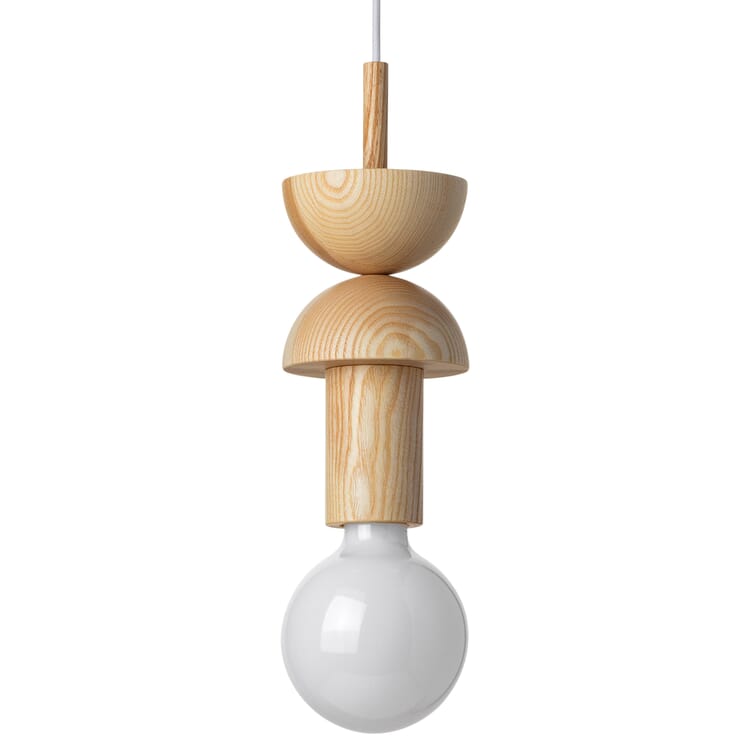 Lampada a sospensione in legno di frassino naturale, No. 2