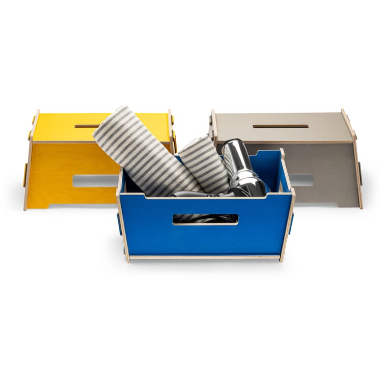 Werkhaus Tritthocker, Grau