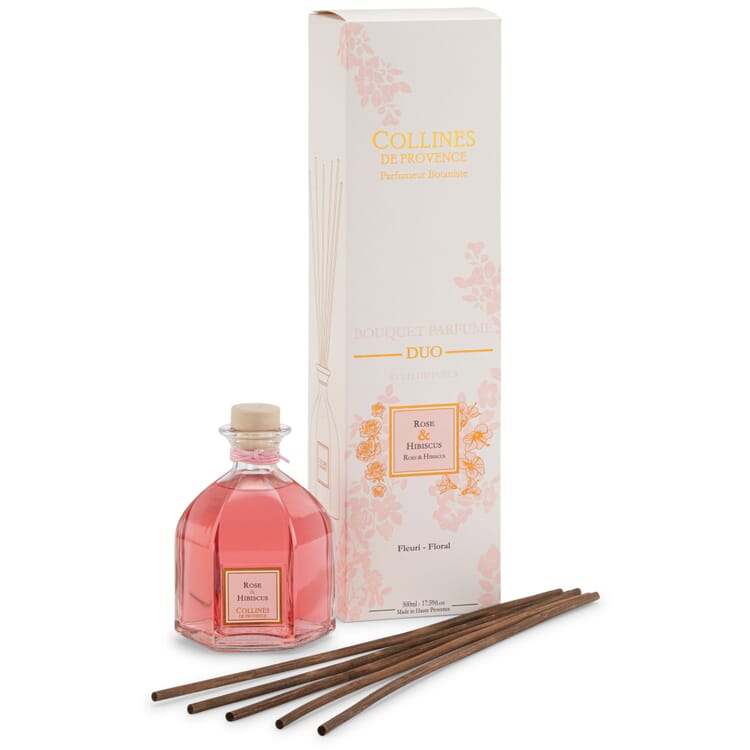Großer Diffuser Collines de Provence, Rose & Hibiskus