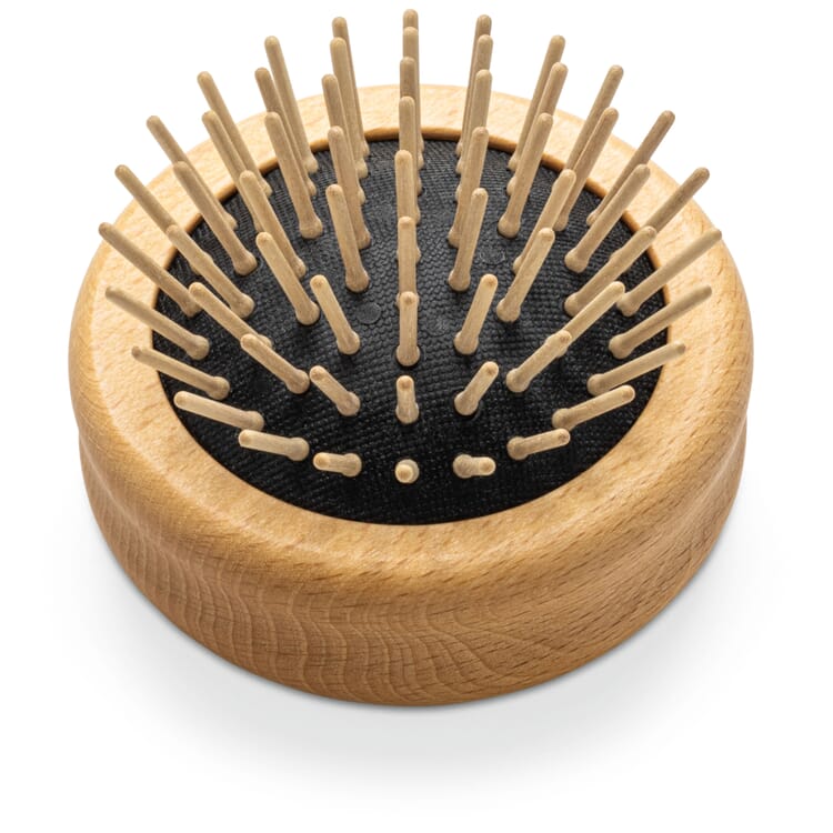 Pop-up wooden brush
