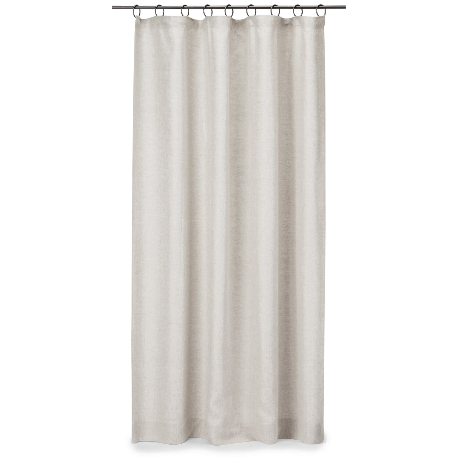Vorhang gewaschenes Leinen, Natur, 150 cm