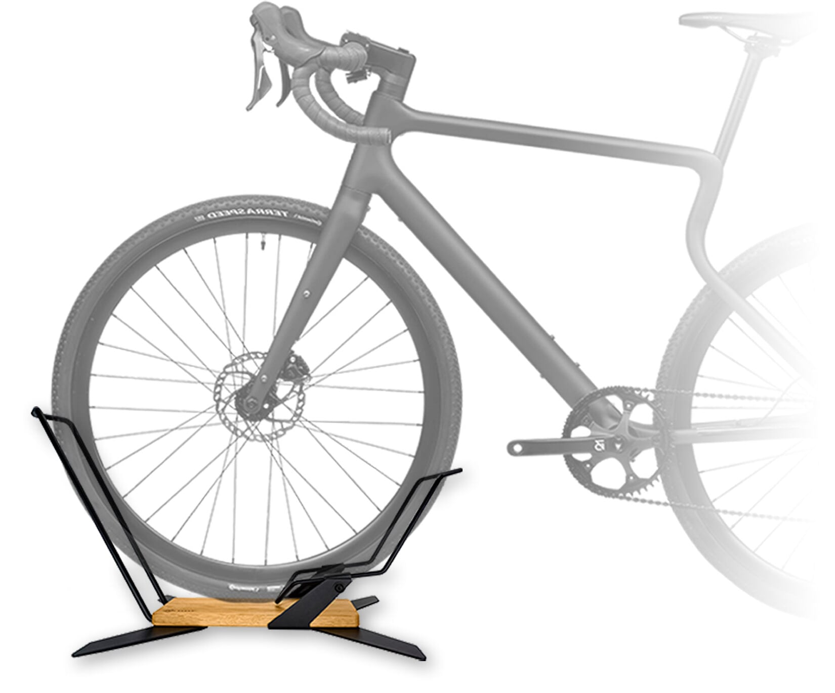 rennrad standfuß Bike Stand — Minimaler Bodenständer für Rennrad & Gravelbike | tons main image 0