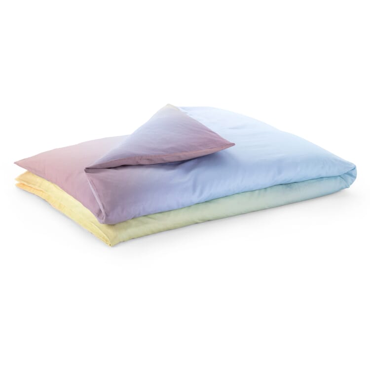 Gradient comforter cover, Yellow-blue-purple