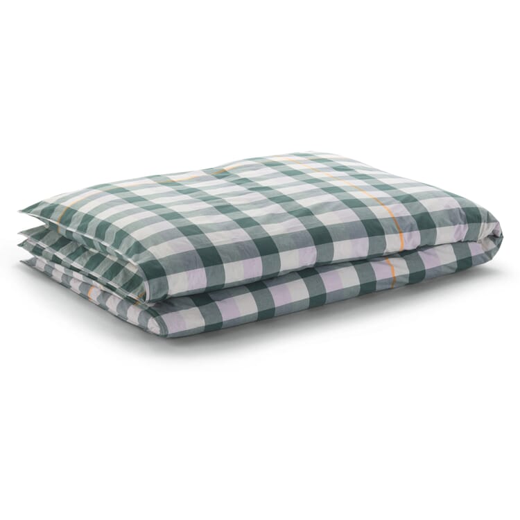 Comforter cover cotton plaid, Dark green
