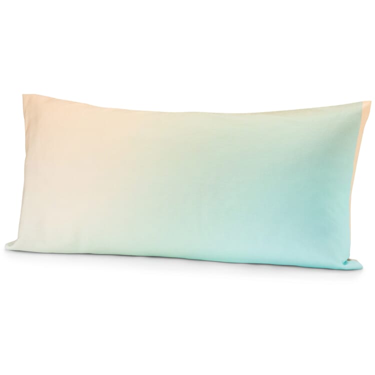 Funda de almohada Gradient, Coral-Turquesa-Albaricoque