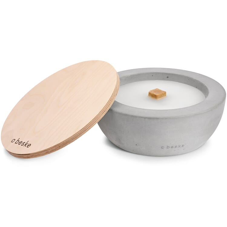 Bol de feu en béton